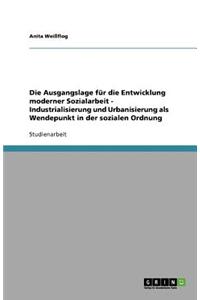 Die Ausgangslage für die Entwicklung moderner Sozialarbeit - Industrialisierung und Urbanisierung als Wendepunkt in der sozialen Ordnung