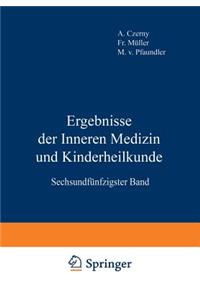 Ergebnisse Der Inneren Medizin Und Kinderheilkunde