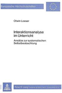 Interaktionsanalyse im Unterricht