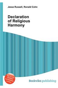 Declaration of Religious Harmony