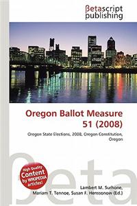 Oregon Ballot Measure 51 (2008)