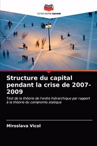 Structure du capital pendant la crise de 2007-2009