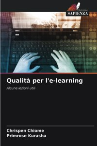 Qualità per l'e-learning