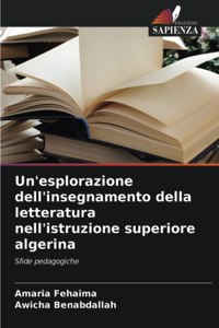 Un'esplorazione dell'insegnamento della letteratura nell'istruzione superiore algerina