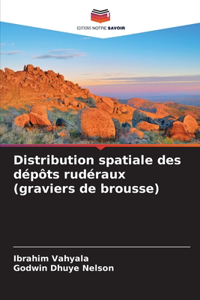 Distribution spatiale des dépôts rudéraux (graviers de brousse)