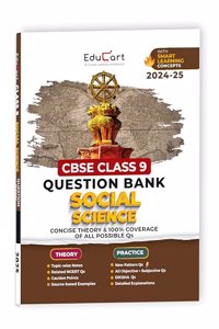 Educart CBSE Question Bank Class 9 Social Science 2024-25 (For 2025 Board Exams)