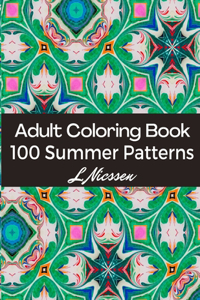 100 Summer Patterns Adult Coloring Book