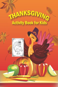 Thanksgiving Activity Book for Kids