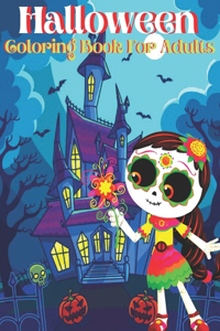 Halloween Coloring Book For Adults