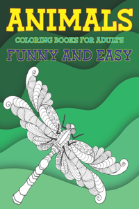 Coloring Books for Adults Funny and Easy - Animals