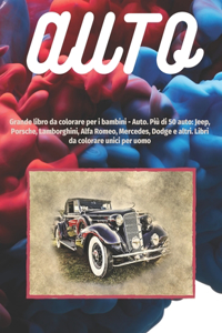 Grande libro da colorare per i bambini - Auto. Più di 50 auto