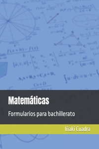 Formularios para bachillerato. Matemáticas