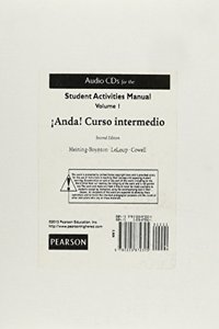 Audio CDs for the Student's Activities Manual for !Anda! Curso intermedio, Volume 1