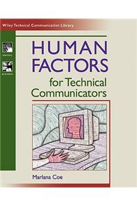 Human Factors for Technical Communicators