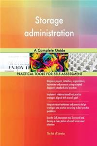 Storage administration A Complete Guide