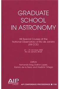 Graduate School in Astronomy