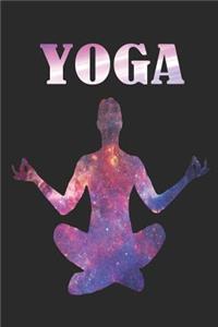 Yoga: Yoga Notebook, Journal, Diary / 120 lined pages / size 6x9 inch