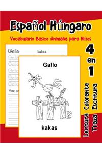 Español Húngaro Vocabulario Basico Animales para Niños