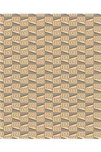 School Composition Book Aztec Design Vintage Pattern Historical