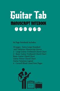 Guitar Tab Manuscript Notebook