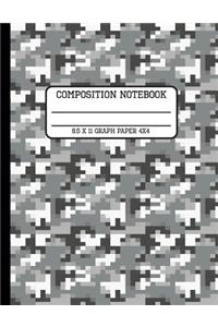Composition Notebook Graph Paper 4x4