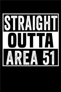 Straight Outta Area 51: Journal school Notebook/Diary for Girls & Boys, Back To School Accessory, Birthday Gift