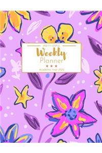 Weekly Planner Academic Year 2020