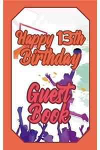 Happy 13th Birthday Guest Book