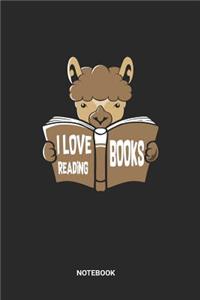 I Love Reading Books Notebook