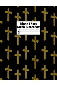 Blank Sheet Music Notebook