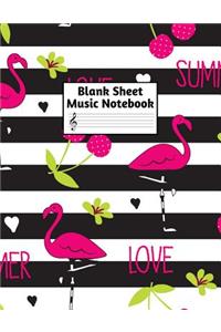 Blank Sheet Music Notebook