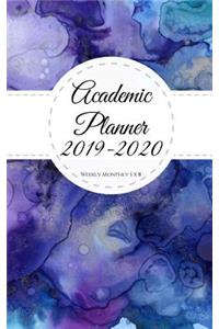 Academic Planner 2019-2020 weekly monthly 5 x 8