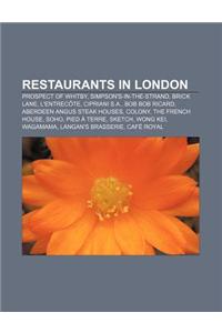 Restaurants in London