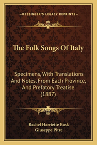 Folk Songs Of Italy