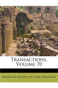 Transactions, Volume 70