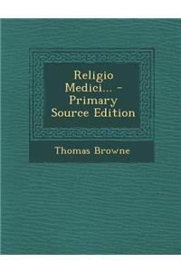 Religio Medici...