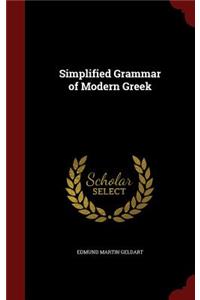 Simplified Grammar of Modern Greek