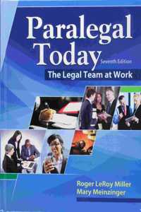 Bundle: Paralegal Today: The Legal Team at Work, 7th + Mindtap Paralegal, 1 Term (6 Months) Printed Access Card