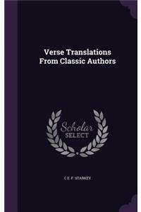 Verse Translations From Classic Authors