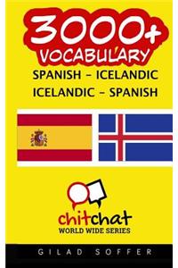 3000+ Spanish - Icelandic Icelandic - Spanish Vocabulary