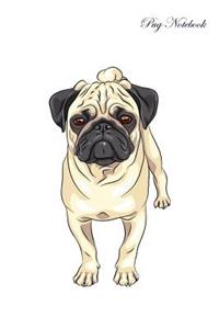 Pug Notebook Record Journal, Diary, Special Memories, To Do List, Academic Notepad, and Much More