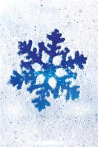 Snowflake Silhouette Notebook