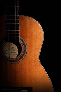 Vintage Acoustic Guitar Portrait Journal