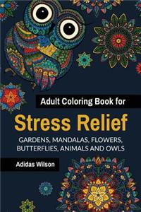 Adult Coloring Book for Stress Relief