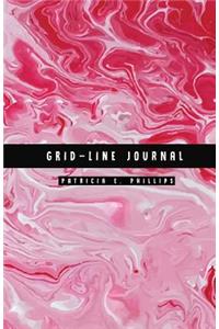 Grid-Line Journal: Blank Grid Graph Diary Notebook: Marble Design: Matte Non-Glossy Cover: 122 Pages: Blank Grid Graph Diary Notebook: Marble Design: Matte Non-Glossy Cover: 122 Pages