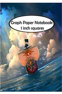 Graph Paper Notebook - 1 Inch Squares - Trees: Graph Paper, 1 Inch Squares