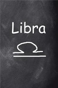 Libra Symbol Zodiac Sign Horoscope Journal Chalkboard