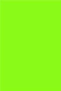 Dot Grid Chartreuse colored Bullet Journal