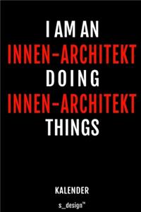 Kalender für Innen-Architekten / Innen-Architekt / Innen-Architektin