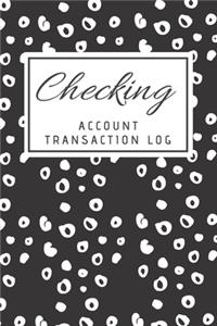 Checking Account Transaction Log